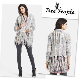 Free People Boho Fringe Cardigan